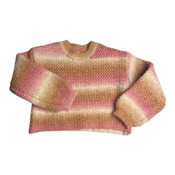 Zara Other - Zara Striped Cropped Sweater